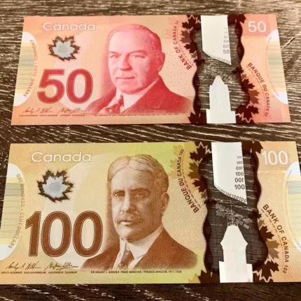 Canadian 100 dollar bill