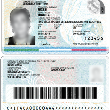 Buy Fake Italian ID Card Online