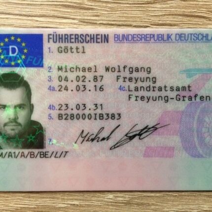 German driver's license Führerschein