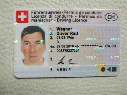 Switzerland Drivers License